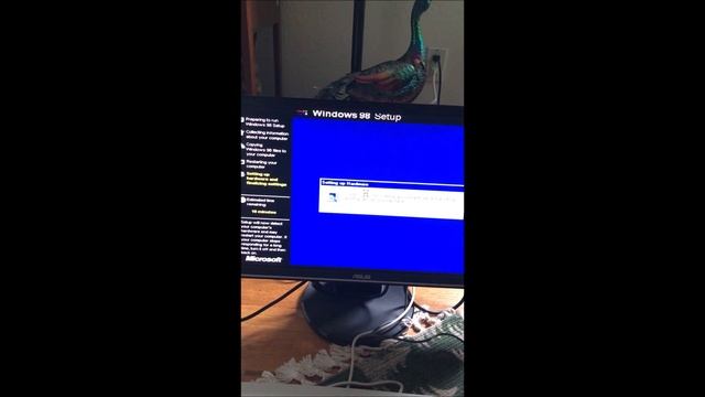 Installing Windows 98 on ASUS A7A266 смотреть онлайн