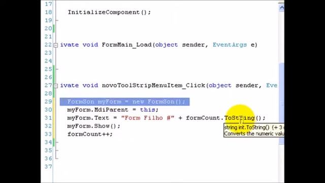 C#: Formulário MDI no CSharp | Curso Online Gratuito - Vaz-e-Zapparolli смотреть онлайн