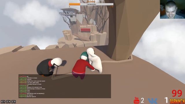 Human - Fall Flat {PC} (Часть 1) 3840х2160 [Darkman] смотреть онлайн