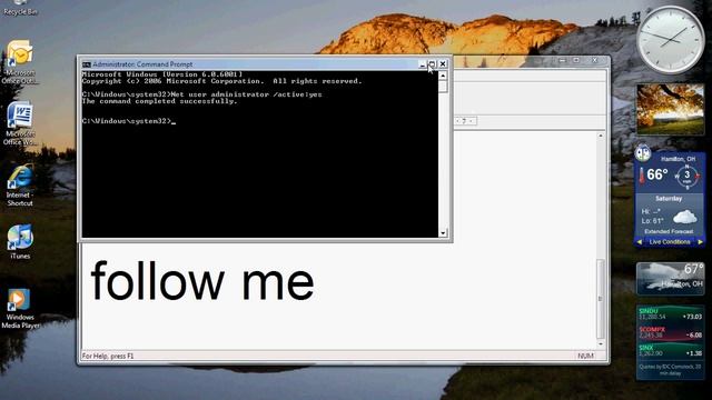 Activating the administrator account on vista смотреть онлайн