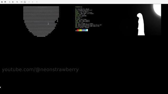 Bad Apple!! but it's neofetch смотреть онлайн