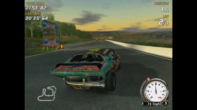 Flatout gameplay смотреть онлайн