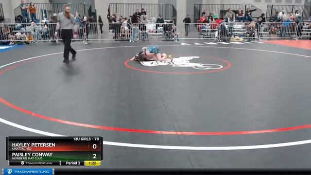 12U Girls 70 Paisley Conway Newberg Mat Club Vs Hayley Petersen смотреть онлайн