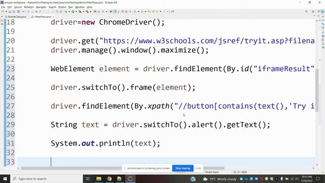 Selenium Class 40: How to Handle Alert Popup in Selenium Webdriver смотреть онлайн