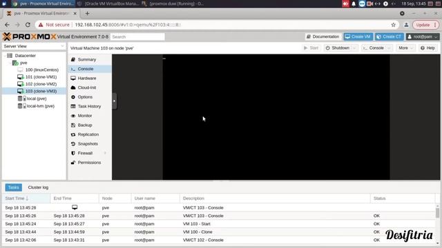 Cloning 5 VM on Proxmox смотреть онлайн
