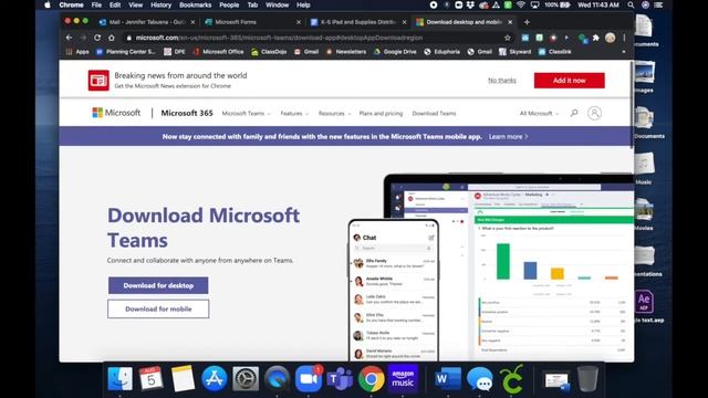 Microsoft Teams Download Instructions смотреть онлайн