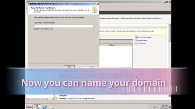 How to Installation of Active Directory on Windows Server 2008 R2 смотреть онлайн