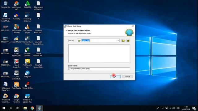 Tutorial Meruba Tampilan Windows 10, 8 Menjadi Start Windows 7 смотреть онлайн