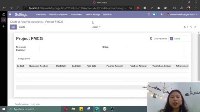 Technical Settings(Analytic Accounting)-Konfigurasi ERP смотреть онлайн