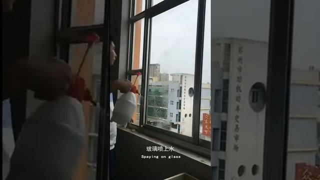 process of window film sticking смотреть онлайн