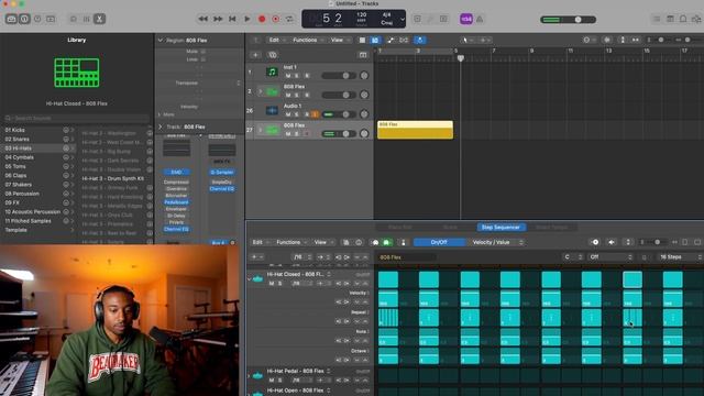 Logic Pro X • Hi Hat Roll Tutorial in under 2 minutes смотреть онлайн