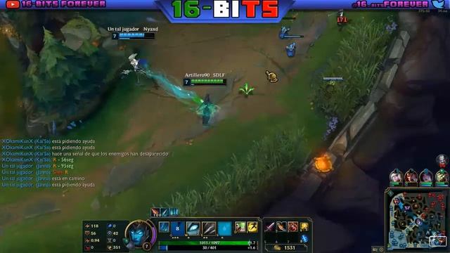 una tarde de lol | League Of Legends | 16-BITS смотреть онлайн