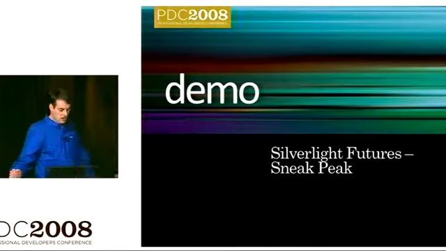 PDC 2008 Microsoft Silverlight Futures Building Business Focused Applications смотреть онлайн