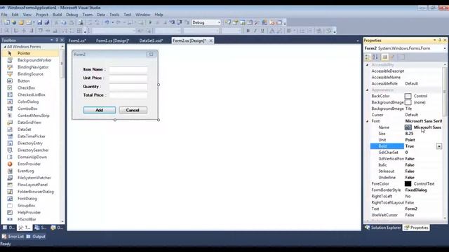 Add Item To DataGrid DataTable From Another Form in C# смотреть онлайн