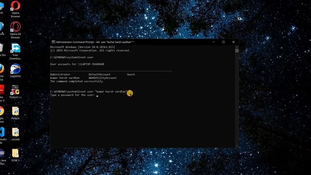 How to change windows User Login Password using cmd | create and change windows Password смотреть онлайн
