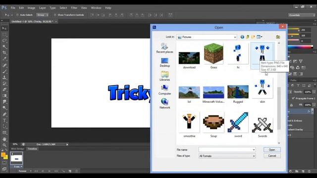 Photoshop TUT | Minecraft Styled Desktop смотреть онлайн
