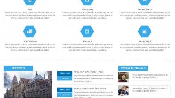 SJ Univer Responsive Joomla Education Template - Video ServerThemes.Net