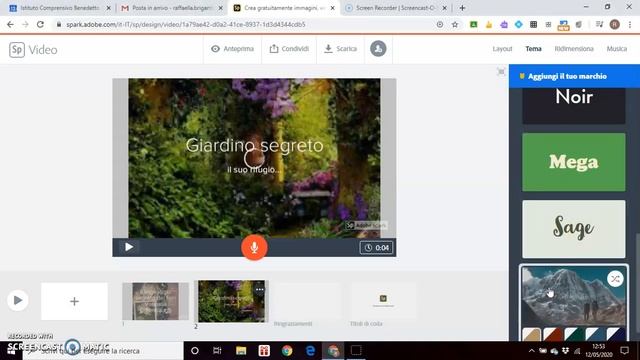 Creazione video con Adobe Spark смотреть онлайн