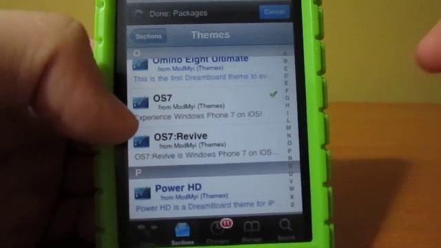 Windows Phone Theme on iPhone 4S , iPhone 5, and iPod Touch смотреть онлайн