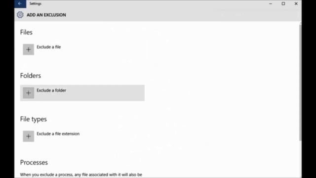 How to Add Exclusions for Windows Defender in Windows смотреть онлайн