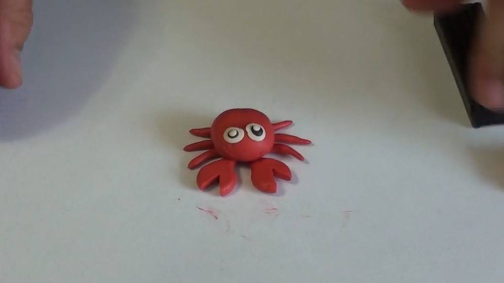 Как слепить краба из пластилина смотреть онлайн