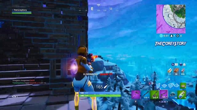 Fortnite Season 9 Stage 5 ROX Skin + CRAZY Snipes + Shotgun Headshot Drive By FTW! BOOM! Clutch Win смотреть онлайн