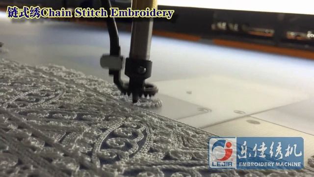 How to make chain stitch embroidery! смотреть онлайн