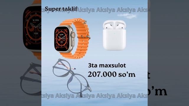 Smart watch va airpods. Sovg'a uchun kompyuter nurlariga qarchi ochki смотреть онлайн