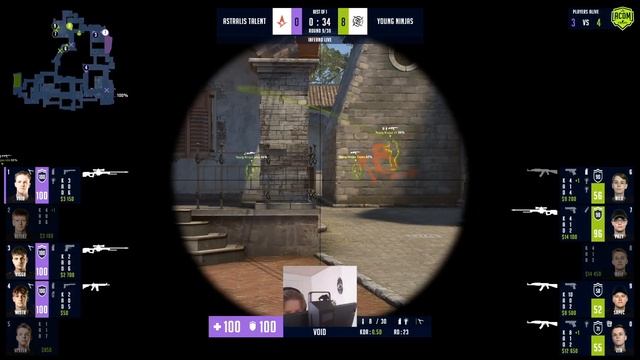 Astralis Talent vs Young Ninjas - map1 @Inferno | VODs_eu | WePlay Academy League смотреть онлайн