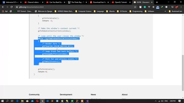 GLFW VisualStudio Project Setup Windows смотреть онлайн