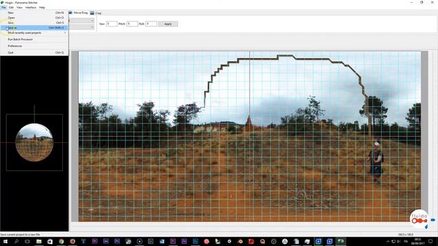 Correzione allineamento foto 360 con Hugin смотреть онлайн