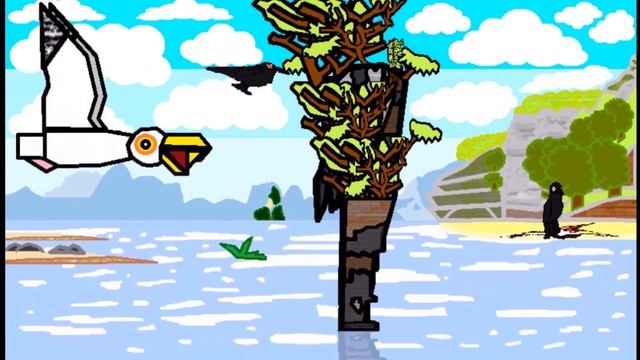 Tropical Sea Stack and Rock Formations MS Paint Short and FIRST 4 MARCH 2021! (SEAGULL CANNIBALISM! смотреть онлайн