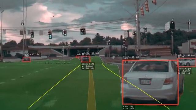 Tesla autopilot recognition of roadside structures смотреть онлайн
