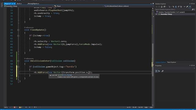 Haunted Zombie Beginner Series Part 9 || How to detect collisions in C# Unity3d смотреть онлайн