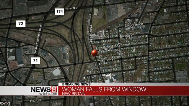 Woman falls from window in New Britain. смотреть онлайн