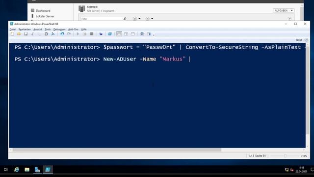 Windows PowerShell und das Modul Active Directory смотреть онлайн