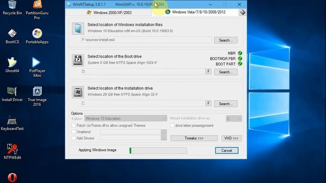 Cài Win AIO bằng phần mềm WinNT Setup trong Win PE смотреть онлайн