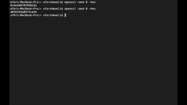 Generate a secret key смотреть онлайн
