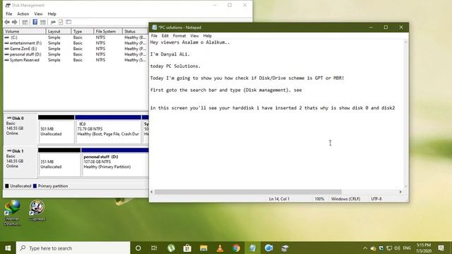 HOW TO CHECK IF A DISK/DRIVE IS MBR OR GPT смотреть онлайн