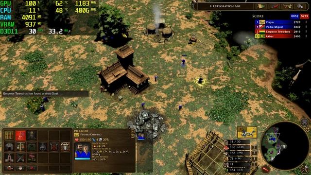 Age of Empires 3 Definitive Edition RX 550 - 1080p Medium, смотреть онлайн