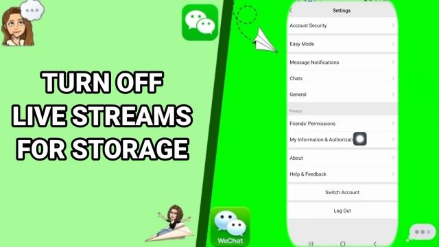 How To Turn Off Live Streams For Storage On WeChat App смотреть онлайн