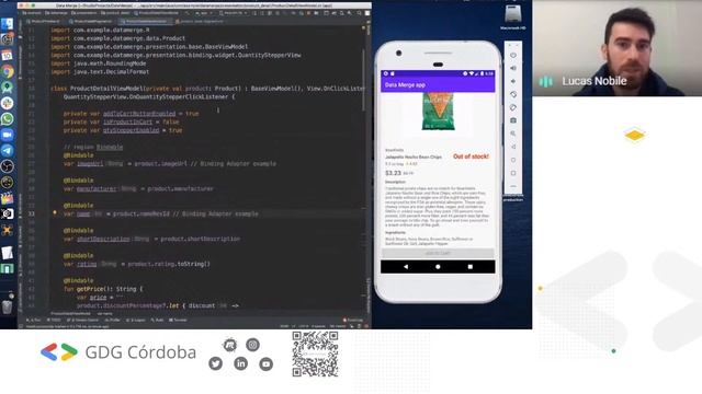 Android Data Binding y Merge Adapter: es posible viajar en el tiempo! @GDGCordobaArgentina смотреть онлайн