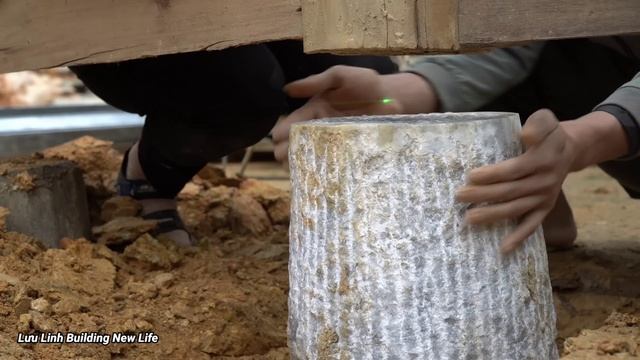 The process of building wooden houses, Cooking, Harvesting agricultural products - Lưu Linh Family смотреть онлайн