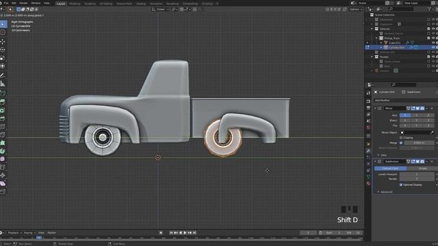 Modeling Low Poly Pickup Truck in Blender | EP:13 смотреть онлайн