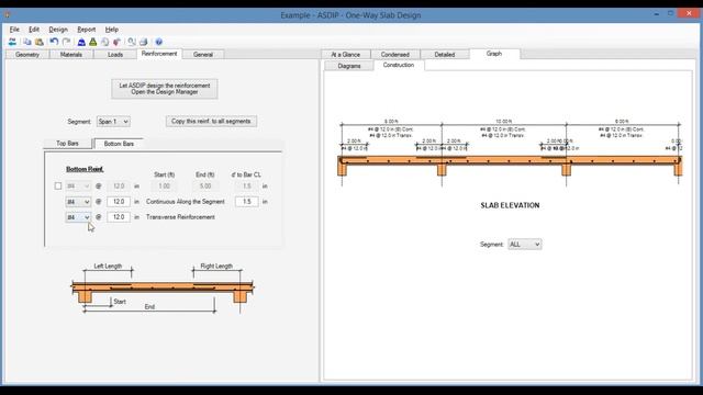 One-Way Slab Design Example Using ASDIP CONCRETE смотреть онлайн