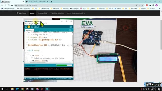 eMuderris, IOT ödev07, wemos LCD ekran смотреть онлайн