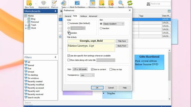 Windows: Sticky Notes Settings in Notezilla 8 for Windows смотреть онлайн