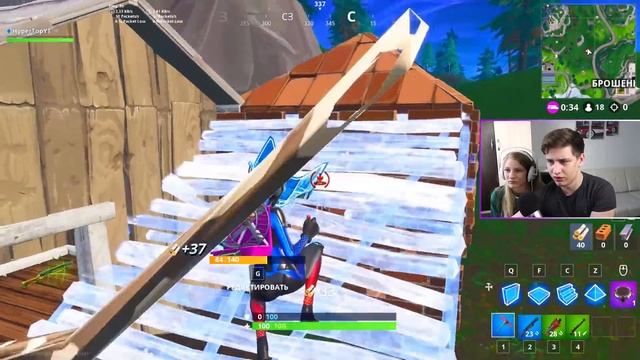 МОЯ СЕСТРА ВПЕРВЫЕ ИГРАЕТ В FORTNITE смотреть онлайн