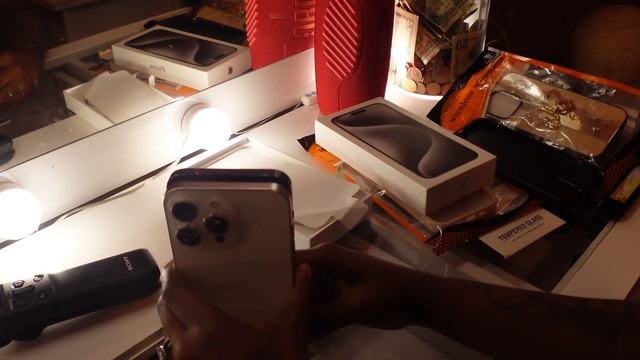 White Titanium iPhone 15promax ASMR unboxing,setup + purple iPhone 14promax comparison! смотреть онлайн