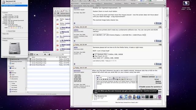 OS X Snow Leopard - Expose blue box bug смотреть онлайн